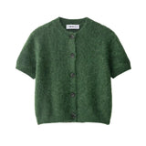 Pbong  Fashionable Short Knitted Outerwear Casual Loose Fit Women's Autumn New Arrival Street Style Polyester Single Button