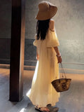 Women's Elegant Vintage Style Dress Autumn French Sequin Crew Neck Party Evening Dress Fashionable Casual Style 2025 New