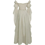 Pbong  Medieval Court Dress, Women's Retro Dress, European and American Stage Performance Long Dress, Cosplay Full Set