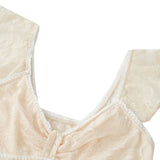 Fairy Coquette Tank Top y2k Women Sheer See Through V Neck Sleeveless Double Layered T Shirt Lace Vest Club Streetwear