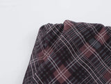 High Waist Retro Chic Plaid Long Skirt 2025 New Elegant Fashion Zipper Summer Skirt Streetwear Y2K A-line Spring Women Skirt
