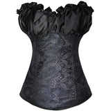 Sexy Lace Up Boned Gothic Corset Plus Size Body Shaper Clothing Women Steampunk Shapewear Bodysuit Waist Trainer Clothes Corsets