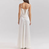 Women Solid Satin Backless Sexy Long Dress Fashion Sleeveless Bodycon Spaghetti Strap Dresses New Vocation Party Vestidos
