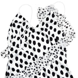 Pbong  Sexy Backless  Print Dots Flower Women Maxi Dress Spaghetti Strap Evening Dress Autumn Skinny Elegant Party Clubwear