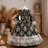 Children's Victorian Historical Dress 18th Century Rococo Party Princess Dresses for Girls