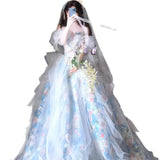 New One Shoulder Light Evening Dress with High Grade Sensation, Forest Student Adult Ceremony, Birthday Party, Princess Dress