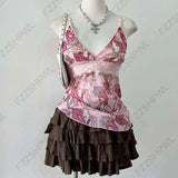 2000s New Fashion Hot Girls Casual Leopard Print Tube Top Punk EMO Rock Aesthetic Crop Top Y2K Harajuku Retro Women's Streetwear