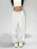 Casual Gray Sweatpants Women Wide Leg Black Joggers Classic Baggy Streetwear Oversized Sports Female Trousers All-match