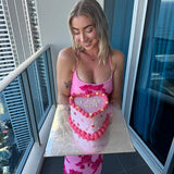 Flower Jacquard Long Dress 2025 New Rosered Sleeveless Slim Fashion Slip Dress Summer Vestidos Beach Party Female Clothes