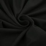 Black Backless Tie Up A-Line Dress
