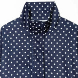 New Fashion Simple French Stand Collar Spring Autumn Coats Y2k Simple Polka Dot Print All Match Jackets Harajuku Punk Streetwear