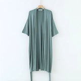 Pbong  Large Size Bath Robes Fashion Soft Modal Thin Robe Female Bathrobe Sexy Summer New Cardigan Sleepwear Night Grow For Women
