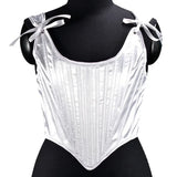 Elegant Lolita Corset Evening Party Retro Bustier Top Women Lingerie Sexy Slimming Bandage Underbust Corsets Streetwear Clothing