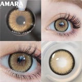 Colored Contacts Yearly Eye Contacts DANUBE Contact Lenses For Eyes Pupils Cosmetic Color Contact Lens Multicolored Lenses