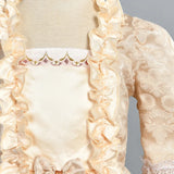 Victorian Children's Flower Dress Vintage Girls Renaissance Baroque Style Dresses
