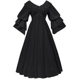 Pbong  Renaissance Women Dress Medieval Dress Halloween Corset Dress Forest Elven dress