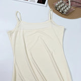 Lace Embroidery Chic Long Dress With Slip Dress Beige Slim Fashion Summer Dress Short Sleeve Vacation Women Dress 2025 New
