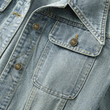 New 2025 Spring Autumn High Quality Design Sense Women’s Cowboy Jacket Casual Elegant Fashion Ladies Short Denim Overcoat