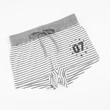 Pbong  Euramerican Casual Soft All Match Shorts Y2k Constrast Color Striped Summer Punk Hot Pant Harajuku High Street Lazy Punk Trouser