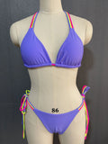 New Sexy Bikini Women Fashion Hanging Neck Split Swimsuit