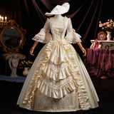 Victorian Marie Court Evening Dresses Baroque Historical Renaissance Theater Masquerade Party Gowns