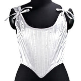 Lolita Shirt Women Sexy Corset Top Fashion Waist Trainer Bustiers Blusas Y2k Body Shaper Ladies Underbust Camis Woman Clothing
