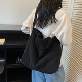 Pbong  Women Shoulder Crossbody Bag Japanese Large Canvas Messenger Bags for Student Cross Book Bags Nylon Female Handbag Satchels