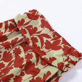Pbong   Sexy Printed Women's Dress Fashion Halter Hollow Out Sleeveless Female Dresses Summer Holidays Vacation Lady Robe New