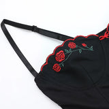 Pbong  Fashion Sexy Backless Sling Dresses for Summer Women New Skinny High Waist Bow Embroidered A-line Mini Dress for Women