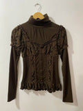 Last One Japan Liz Lisa Lace Knitted Long Sleeve Cardigan Sweater