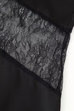 Sexy Halter-neck Black Party Dress New Fashion Lace Patchwork Sheer Women Long Dress Sleeveless Summer Maxi Dress Vestidos