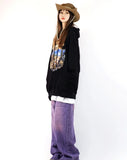 Y2k Purple Colored Baggy Jeans Women Wide leg Oversize Cargo Pants Harajuku Korean Fashion Streetwear Trousers Japanese 2000s