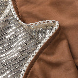 Spaghetti Strap Sparkle Maxi Dress Women Glitter Elegant Split Sleeveless Long Dress Fashion Sexy Party Club Dress
