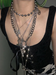 Grunge Tank Tops Gothic Transparent Hollow Out Crisscross Bandage Top Summer Sexy Fashion Mesh Ruch Ruffle Punk Tops