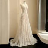 Ele Lace Bridal Gown New Sle Strapl Wedding Dr Long Tail out Door Ceremony Hotel Indoor Reception Dr