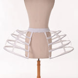 Pbong  Baroque Pannier Petticoat Women Victorian Bustle Hoops Ruffled Cages Skirt Cosplay Lolita Underskirt Crinoline