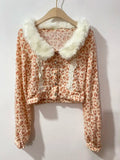 Last One Japan Liz Lisa Lace Knitted Long Sleeve Cardigan Sweater