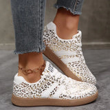 Fashionable Hot Selling Round Toe Flat Sports Shoes for Women Spring Autumn New Comfortable and Elegant Casual Running Shoes