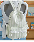Pbong  Girl School Bag Backpack Back Pack For Teenager Women Children Female Pink Schoolbag Primary High Bagpack Class Teens Child Kids