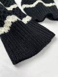 Women's loose lazy micro transparent sweater loose casual temperament sweater