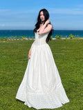 Hollows Patchwork High Slits Dress Women Low-Neck Summer Trend Vacation Beach Party Skinny Elegant Temperament Vestidos