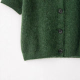 Pbong  Fashionable Short Knitted Outerwear Casual Loose Fit Women's Autumn New Arrival Street Style Polyester Single Button