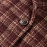Pbong   Casual Plaid Stand Collar Jacket Women Loose Long Sleeve Single Breasted Pocket Female Jackets Autumn Winter Streetwear New