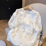 New Women's Shirt 2025 Spring Summer Chinese-style Short Sleeve High-end Ladies Tops Comfortable Temperament Lady Blouse