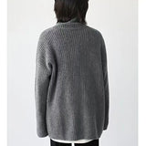 Turtleneck Pullovers Woman Cozy Knitted Sweater Oversized Long Sleeve Roll-neck Jumpers Autumn Winter Korean Fashion Outfit
