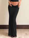 Twist Tube Top Vest Skirt Suit Sleeveless Solid Slim Sexy Tanks Top Long High Waist Skirt Summer New Female Dress Sets