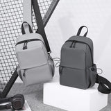 Pbong  1pcs Men's Casual Crossbody Bag, Simple Solid Color Chest Bag with Adjustable Shoulder Strap for College, Daily Use, Travel