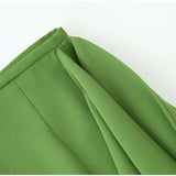 Pbong  Asymmetric Draped High Waist Mini Skirt Structured Fabric Layered Flounce Hem Summe rChic  Bold Women Streetwear Outfit