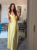 Women Solid Satin Backless Sexy Long Dress Fashion Sleeveless Bodycon Spaghetti Strap Dresses New Vocation Party Vestidos