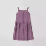 Pbong  Stylish Square Neckline Women's Dress Sweet Strap A-Line Skirt Ultra-Fairy Korean Style Breathable Skin-Friendly Commute